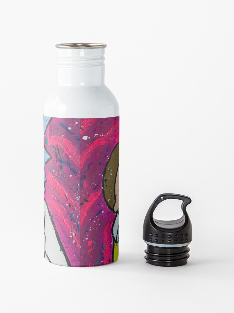 Alternate view of Wubba lubba dub dub!!! Water Bottle
