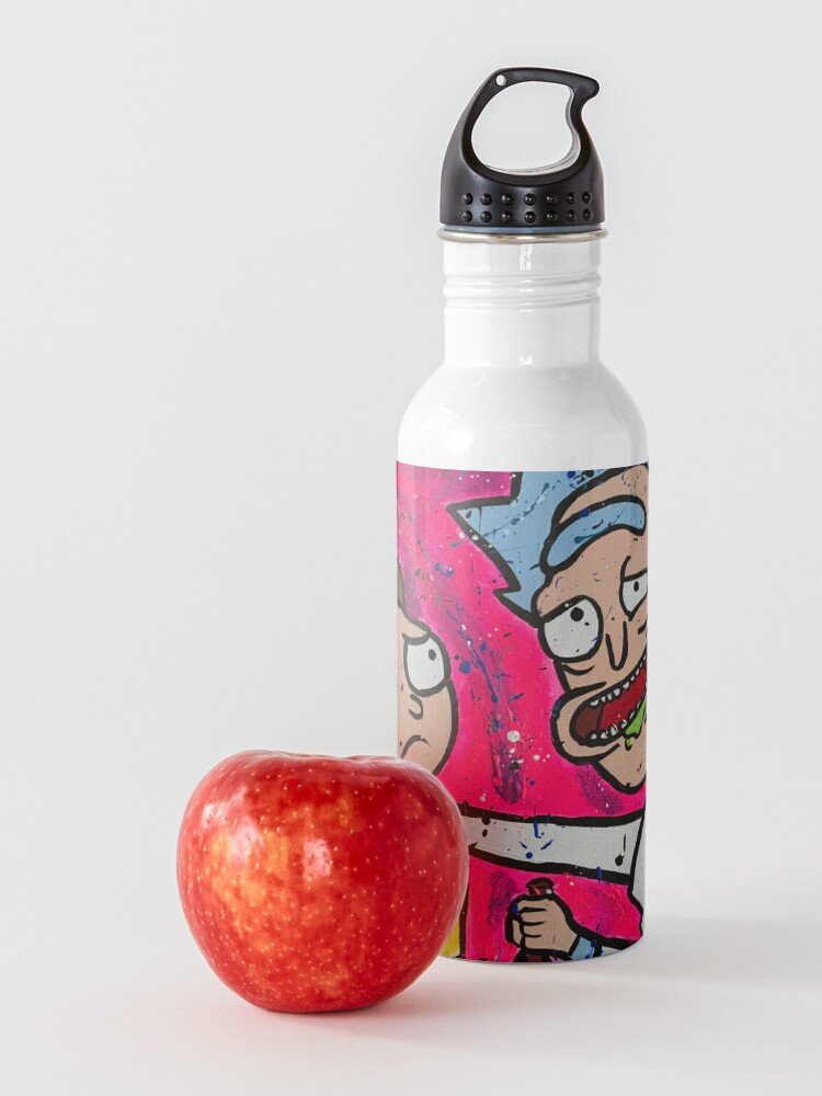 Alternate view of Wubba lubba dub dub!!! Water Bottle