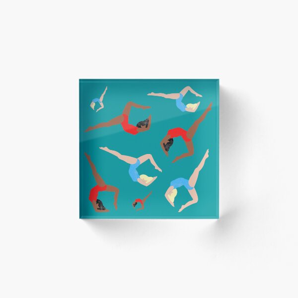 Item preview, Female Gymnasts Athletics Pattern designed and sold by belvederestore.