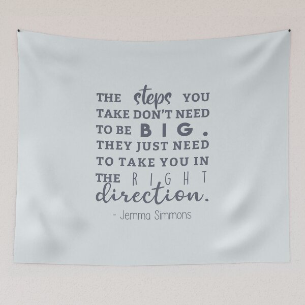 Item preview, “The Steps You Take” Quote designed and sold by amhooper.