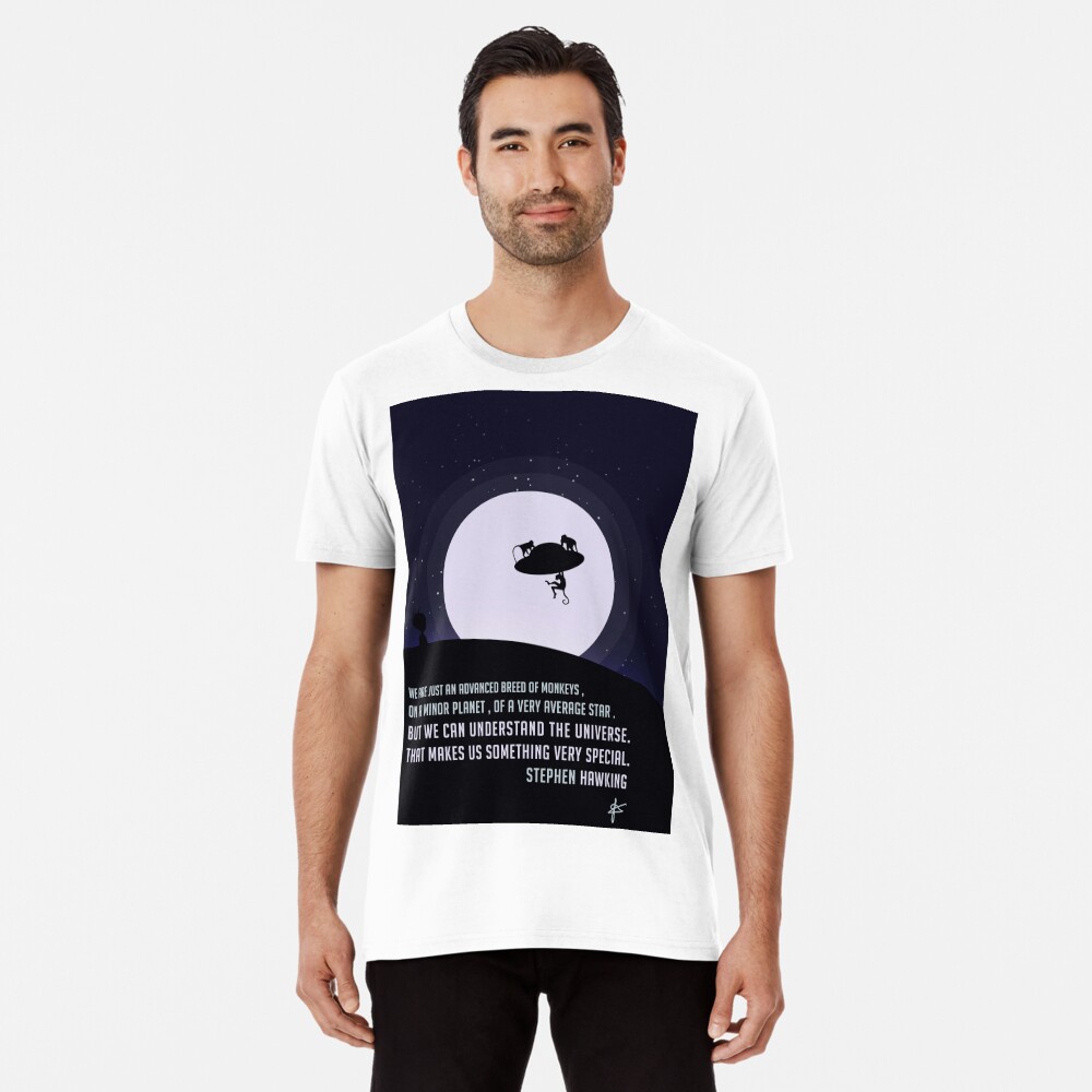 stephen hawking quote shirt