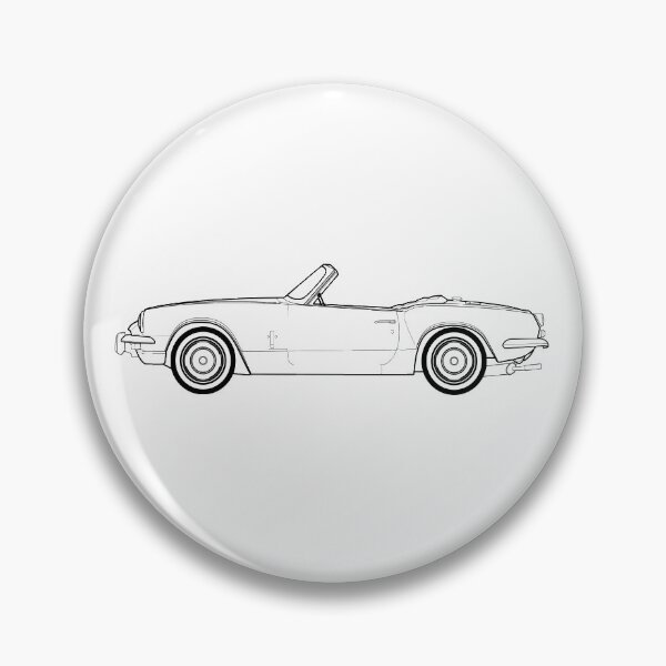 Item preview, Triumph Spitfire mk3 Classic Car Outline Drawing designed and sold by RJWautographics.
