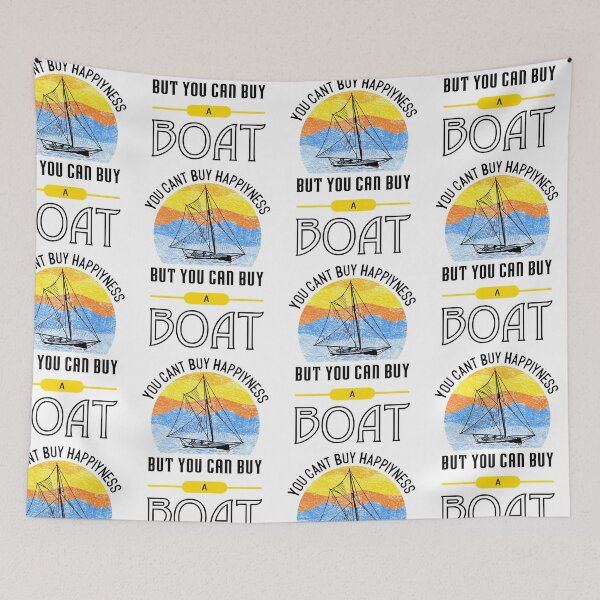 Item preview, proud boat owner saying designed and sold by pirminio.