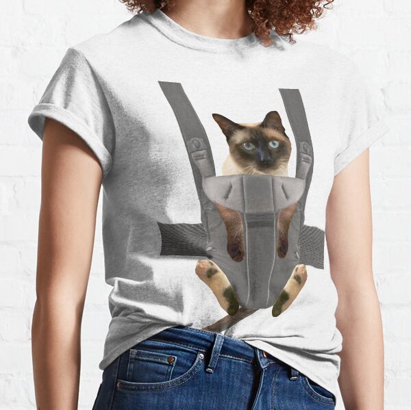 Cat baby carrier shirt best sale