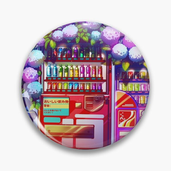 Item preview, The Japanese vending machines and the hydrangea flowers designed and sold by AnGoArt.