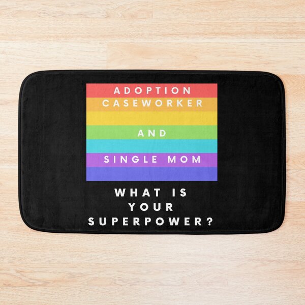 Item preview, Adoption Caseworker single mom lgbt rainbow flag designed and sold by amr badawy.