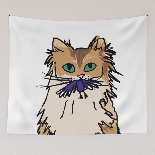 Item preview, Cat and Bird - White designed and sold by glowducky5.