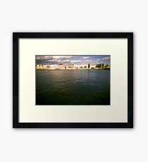 Bank of the river Spree, Berlin 2012 Framed Print