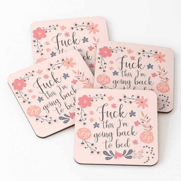 Item preview, Fuck This I'm Going Back To Bed, Funny, Saying designed and sold by DirtyAngelFace Shop.