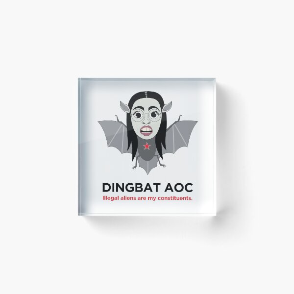 Item preview, AOC works for Illegals designed and sold by redbruhl.