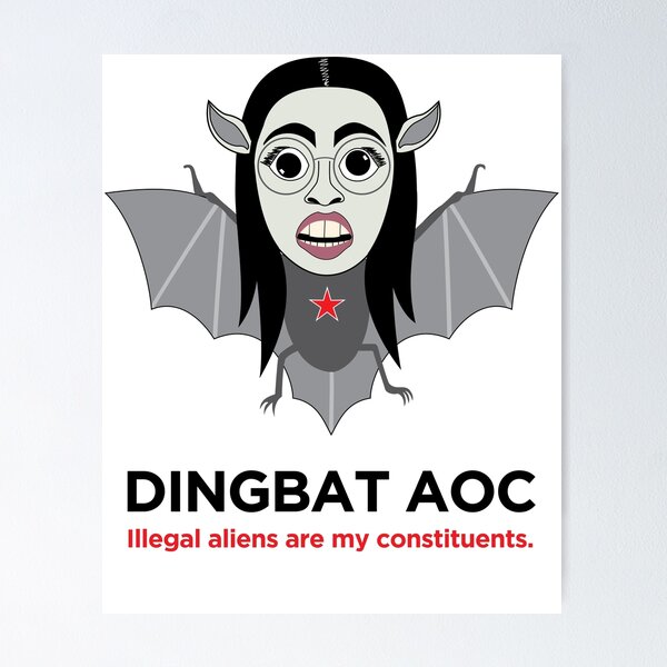 Item preview, AOC works for Illegals designed and sold by redbruhl.