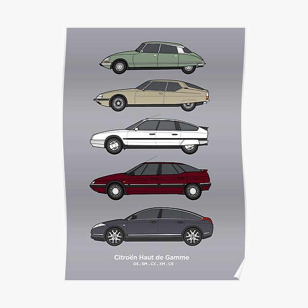 Citroen Haute de Gamme Classic Car Collection (vr2) Poster