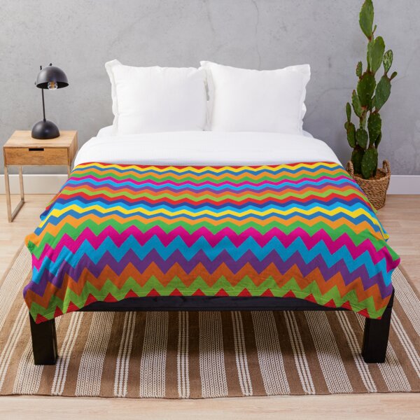 Aperçu de l'œuvre Zig Zag Rainbow créée et vendue par DesignBurger.