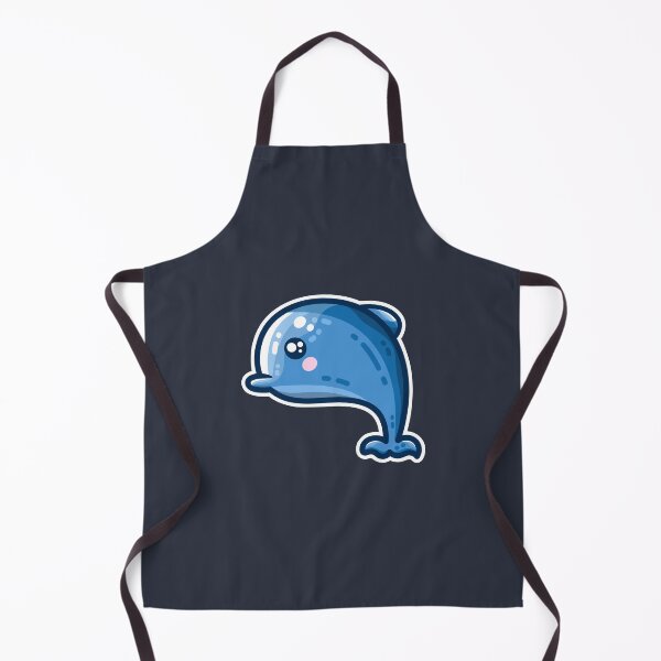 Item preview, Kawaii Cute Dolphin designed and sold by Flaming Imp.