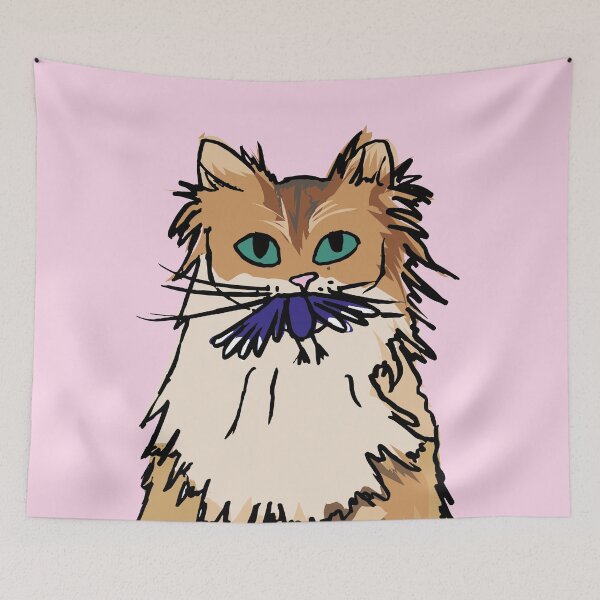 Item preview, Cat and Bird - Pink designed and sold by glowducky5.