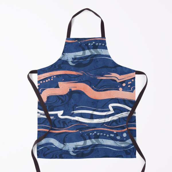 Item preview, Abstract dragon fire water reflexions // blue and coral designed and sold by SelmaCardoso.