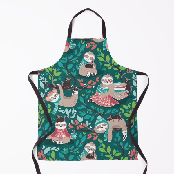 Item preview, Hygge sloth // green and orange designed and sold by SelmaCardoso.