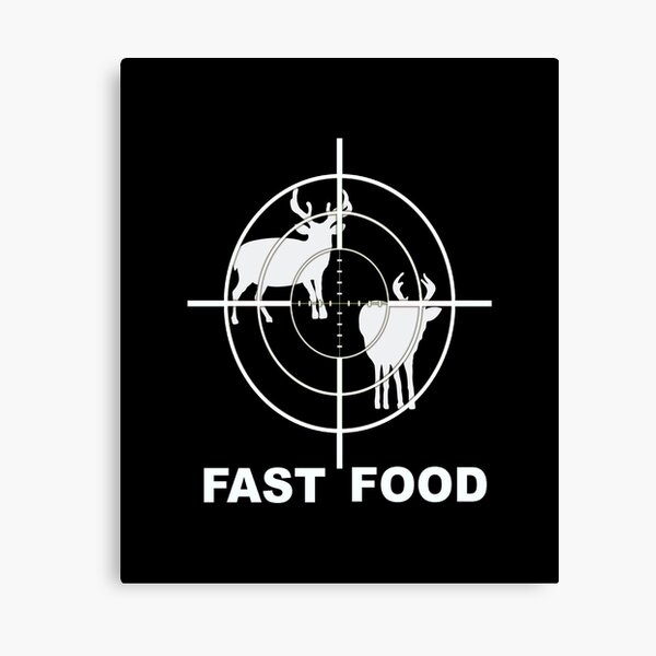 Item preview, Funny Fast Food Deer Hunting designed and sold by livnitup68.