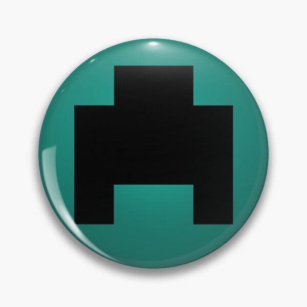 Item preview, Creeper Face - Aqua (Gradient) designed and sold by BlusparkStudio.