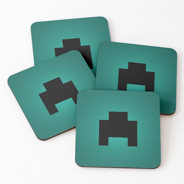 Item preview, Creeper Face - Aqua (Gradient) designed and sold by BlusparkStudio.