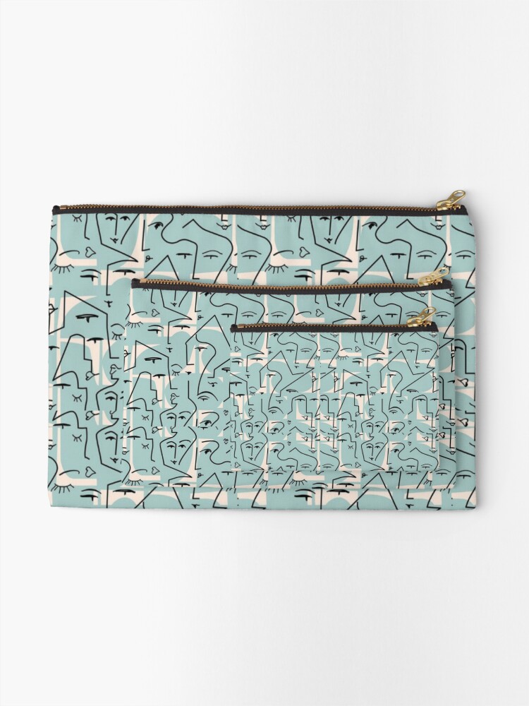 Thumbnail 2 of 4, Zipper Pouch, Face Pattern designed and sold by Moni3572.