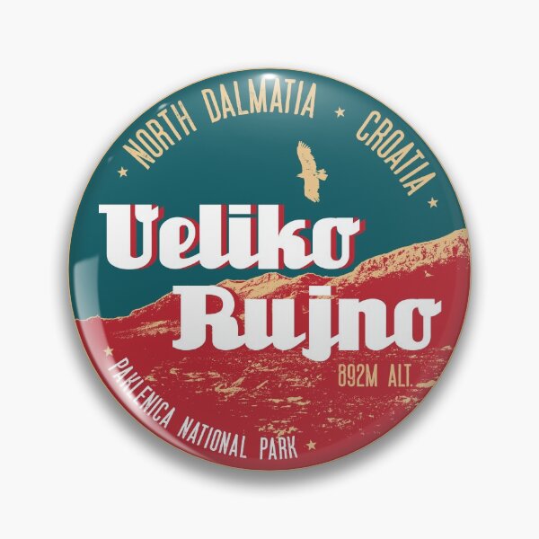 Item preview, Veliko Rujno Croatia T-Shirt Sticker Magnet designed and sold by ROADTROOPER.