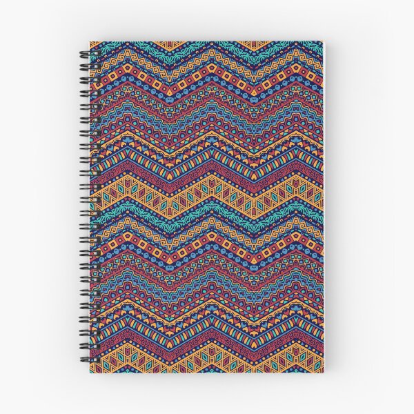 Aperçu de l'œuvre Motif zigzag ethnique coloré créée et vendue par Logic72.