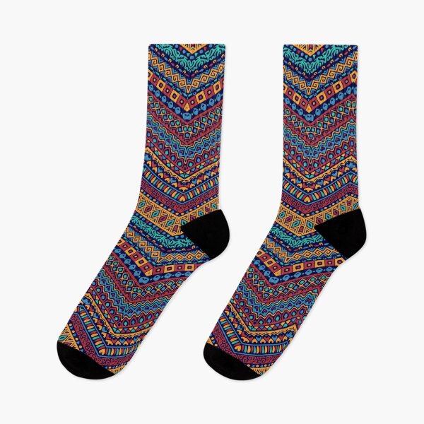 Item preview, Colorful Ethnic Zigzag Pattern designed and sold by Logic72.