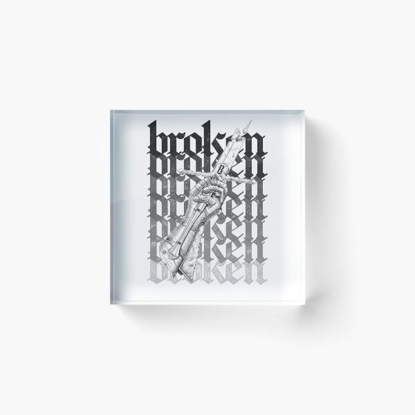 Item preview, BROKEN [WHITE] - Bleached Collection designed and sold by bleachedink.