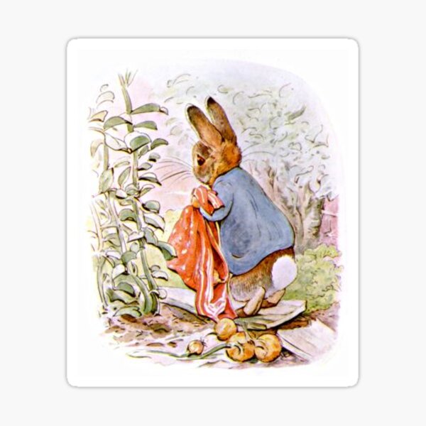 Bunnies Rabbit Benjamin Bunny Cottagecore Cute Beatrix Potter Sticker