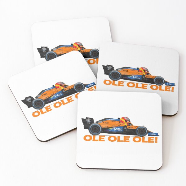 Item preview, Car.toon Carlos Sainz - Ole Ole Ole - McLaren MCL35 designed and sold by JageOwen.