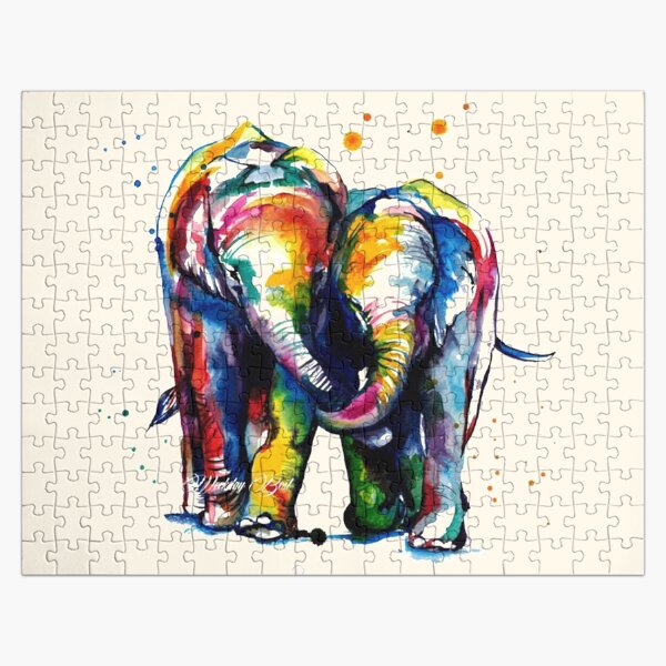 Item preview, Watercolor Elephant designed and sold by Flakey-.