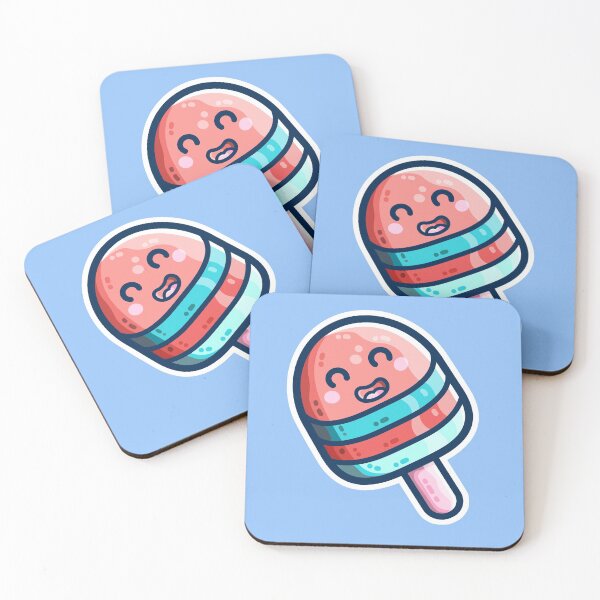 Item preview, Popsicle Ice Lolly Kawaii Cute designed and sold by Flaming Imp.