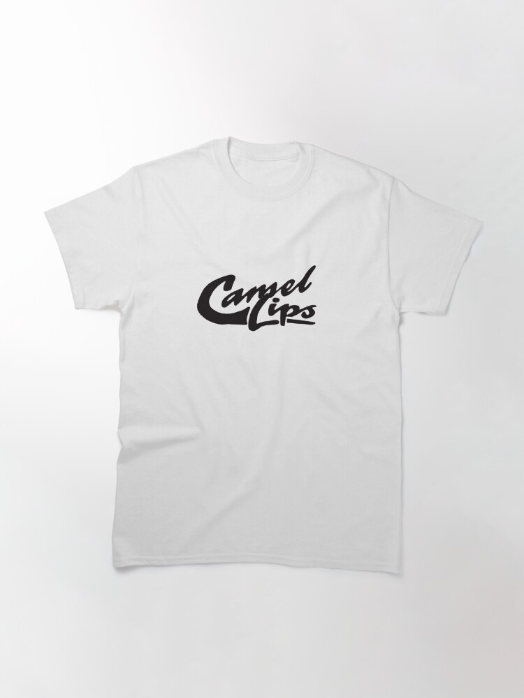 Camel Lips Black T Shirt By Mistersandell Redbubble