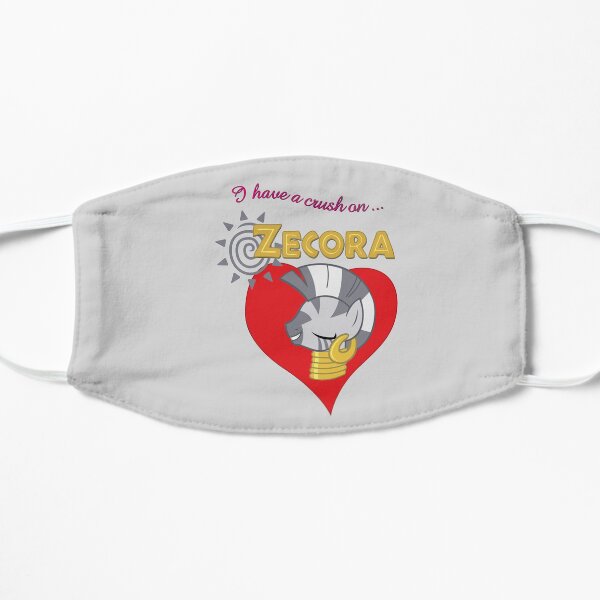 I have a crush on... Zecora - with text Flat Mask