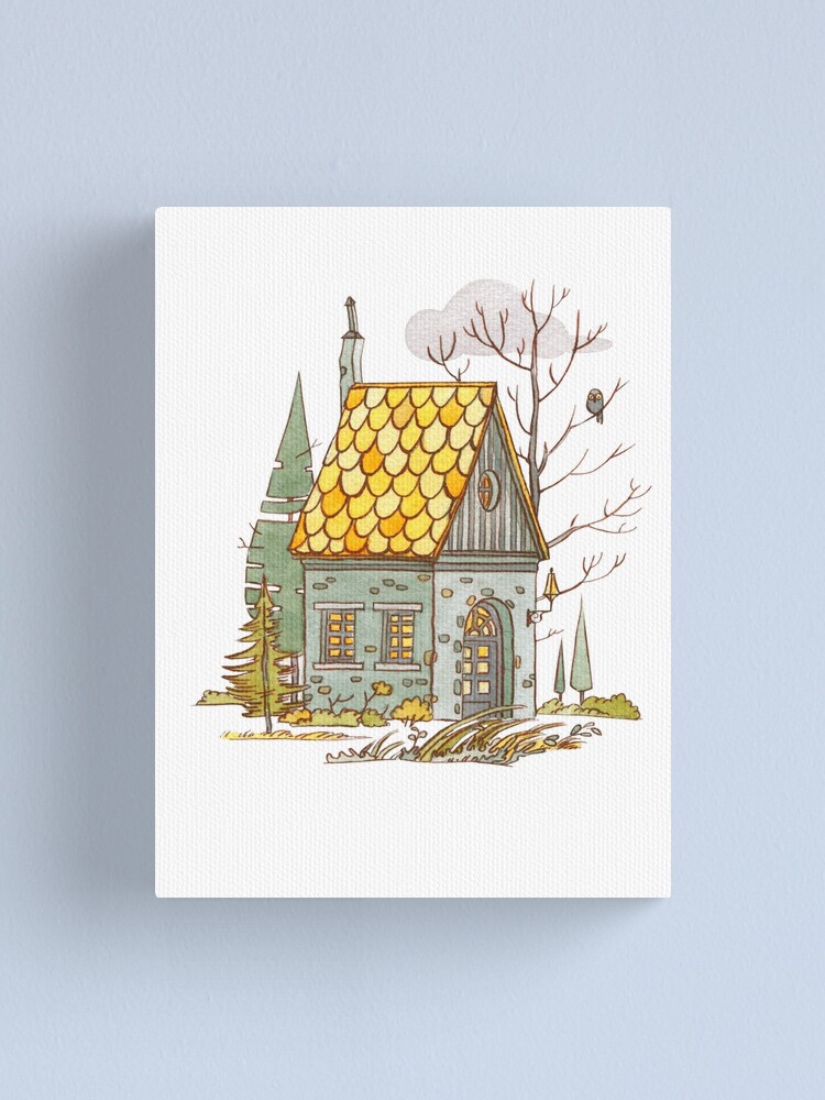 Alternate view of Forest House Canvas Print