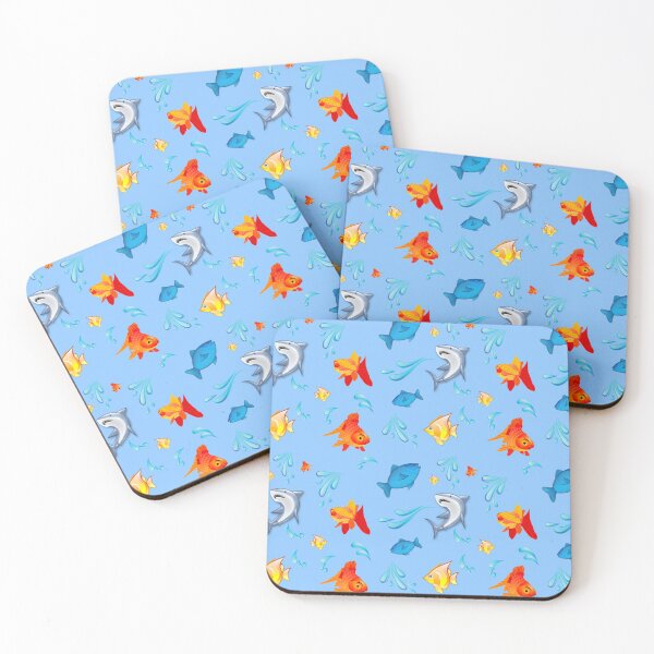 Item preview, Cute fishes with waterdrops pattern designed and sold by Dragan Kitic.