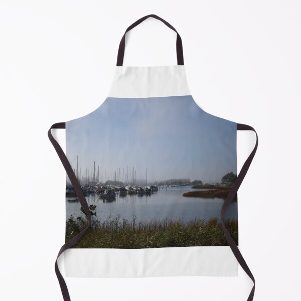 Item preview, Vallensbæk Harbour in the morning mist designed and sold by David Zennaro.
