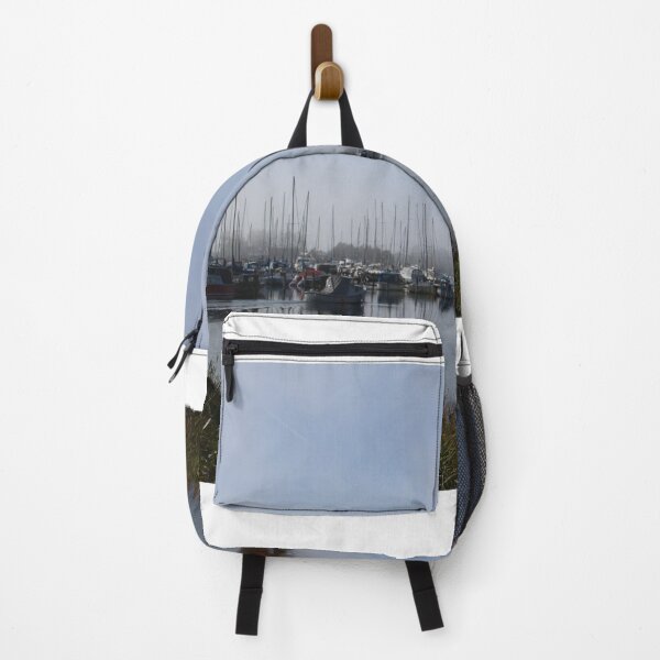 Item preview, Vallensbæk Harbour in the morning mist designed and sold by David Zennaro.