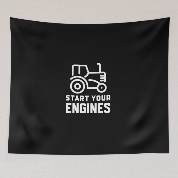 Item preview, Start Your Engines Tractor designed and sold by Coolshirts262.