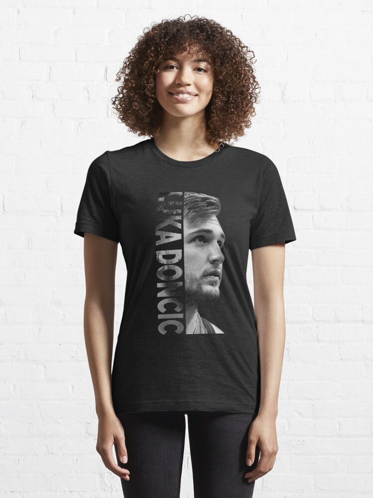 Luka Doncic - Black / White Active T-Shirt by AYA-Design