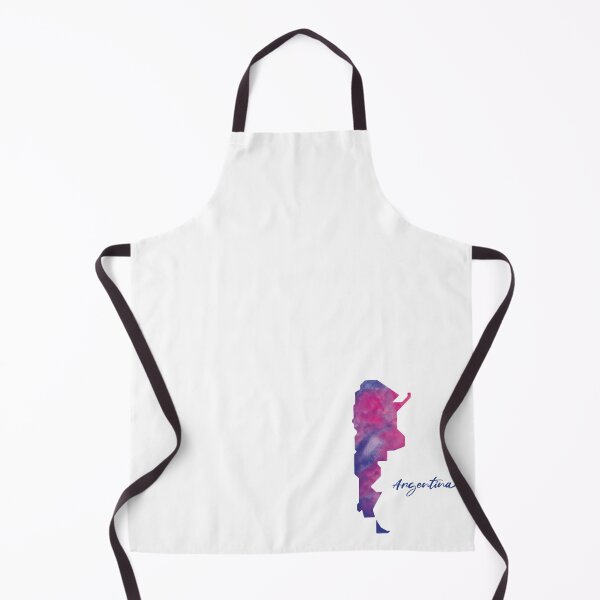 Item preview, Argentina Map in Watercolor (Purple, Blue and Pink) designed and sold by Geometricshow.