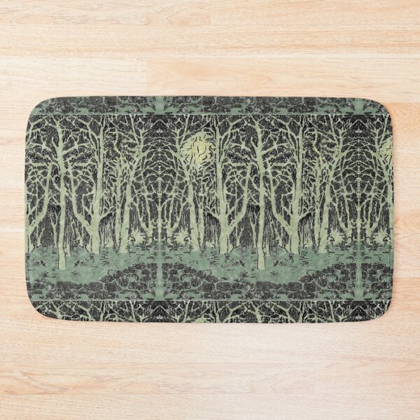 Item preview, Fantastical Moonlit Woods designed and sold by PTartist: Mixed Media Art from Port Townsend.