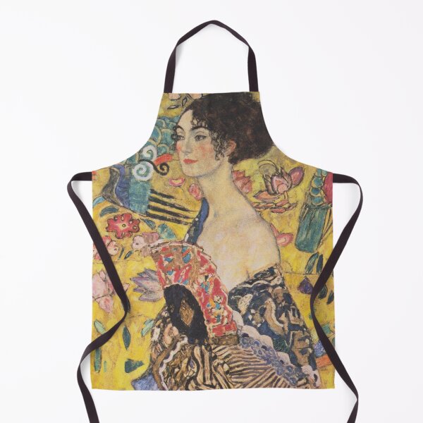 Item preview, Lady with Fan by Gustav Klimt - Art Nouveau Symbolism designed and sold by Bebichic.