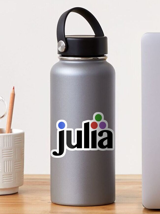 Thumbnail 1 of 3, Sticker, Large Julia Logo designed and sold by JuliaLanguage.