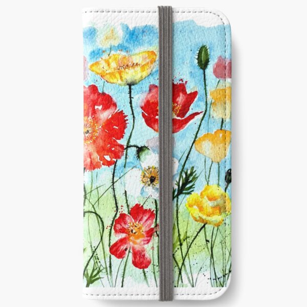 Icelandic Poppies iPhone Wallet