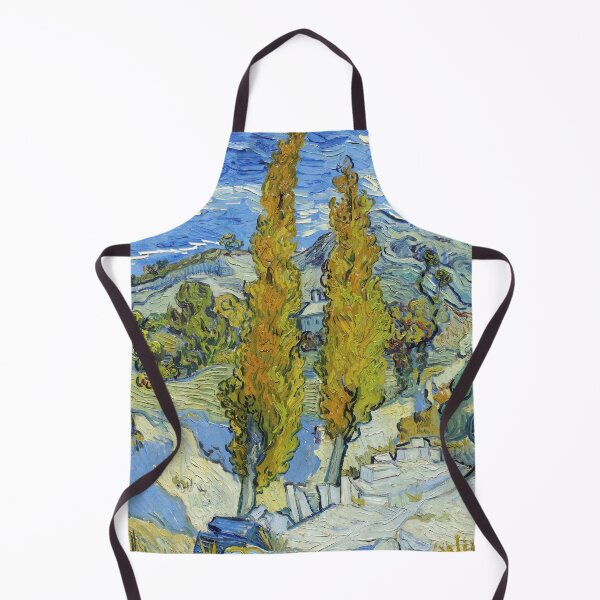 Item preview, Poplars at Saint-Rémy - Vincent Van Gogh painting designed and sold by Bebichic.
