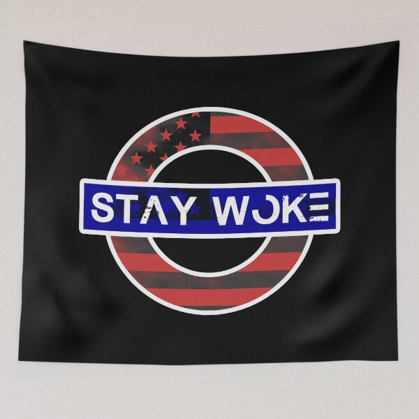 Item preview, Stay Woke Progressive AF Political Statement  designed and sold by mamazita.