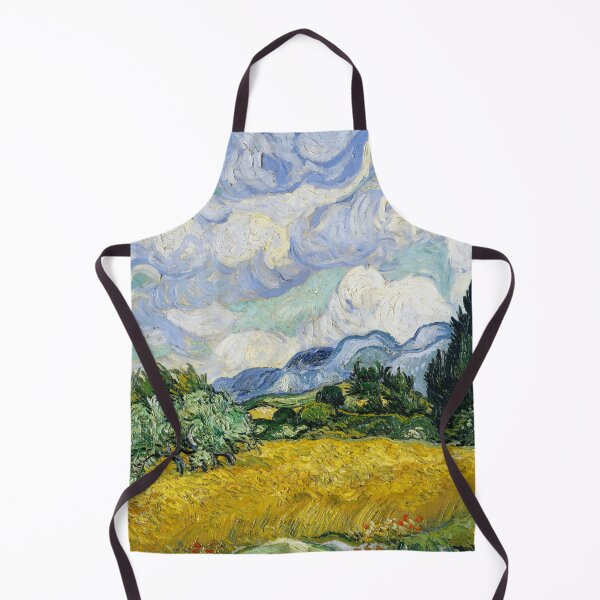 Item preview, Wheat Field with Cypresses - Vincent Van Gogh painting designed and sold by Bebichic.