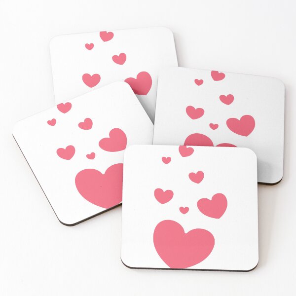 Item preview, Pink heart masks love  designed and sold by hiliga.